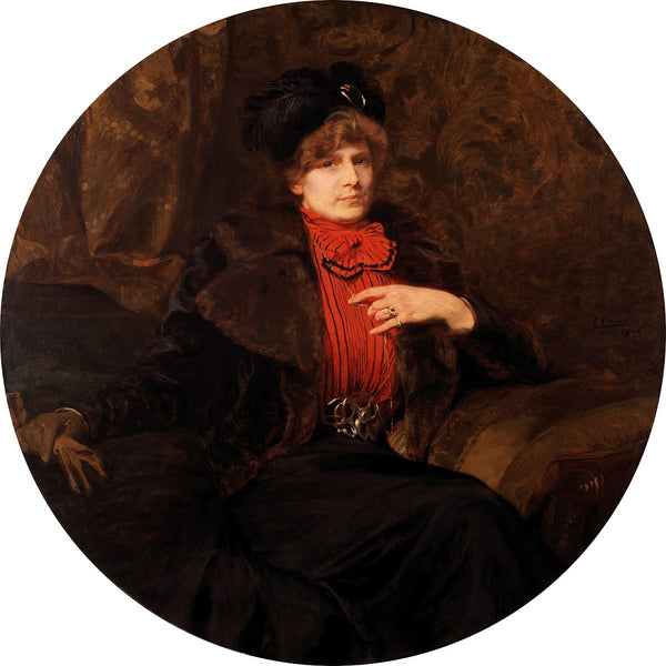Portrait of the Artist Ketty Gilsoul Hoppe 1900