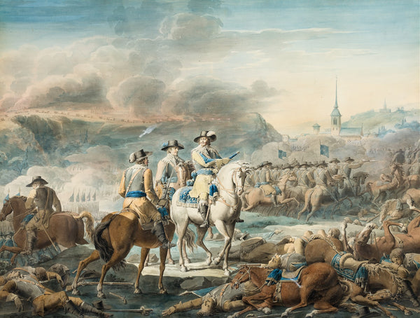 King Gustav II Adolf of Sweden at Wittstock 1810