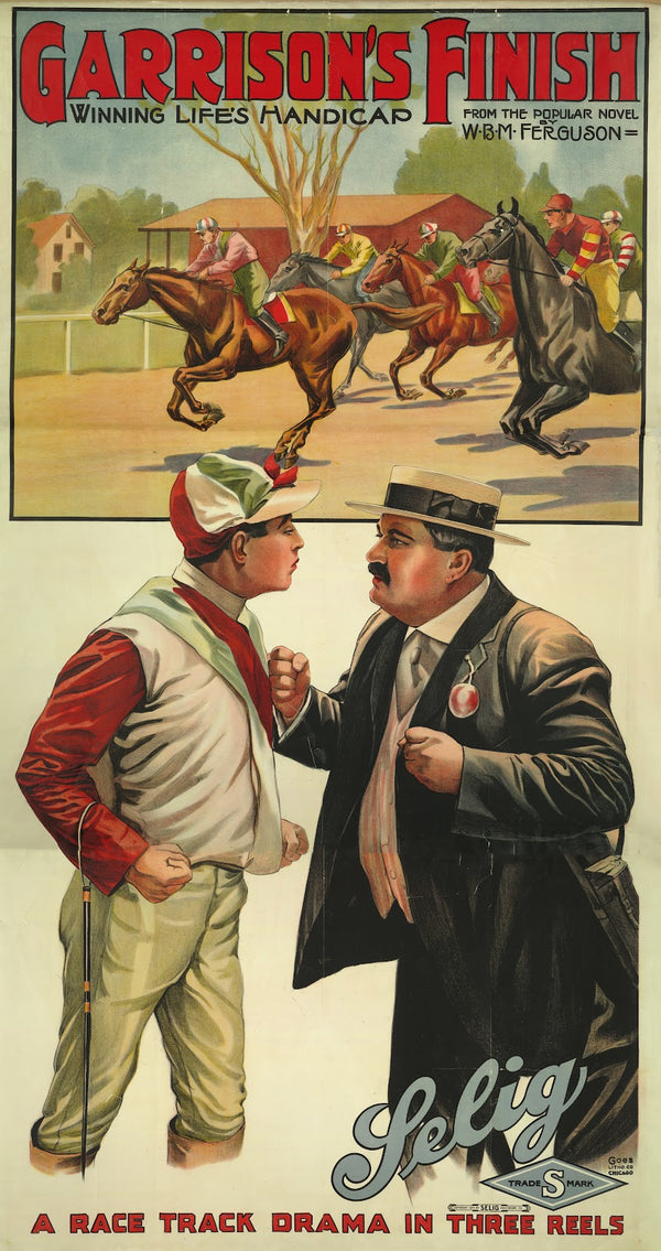 Garrisons finish winning lifes handicap a race track drama in three reels 1914