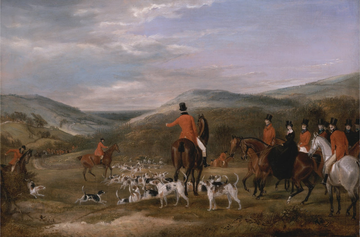 The Berkeley Hunt 1842  The Meet 1842