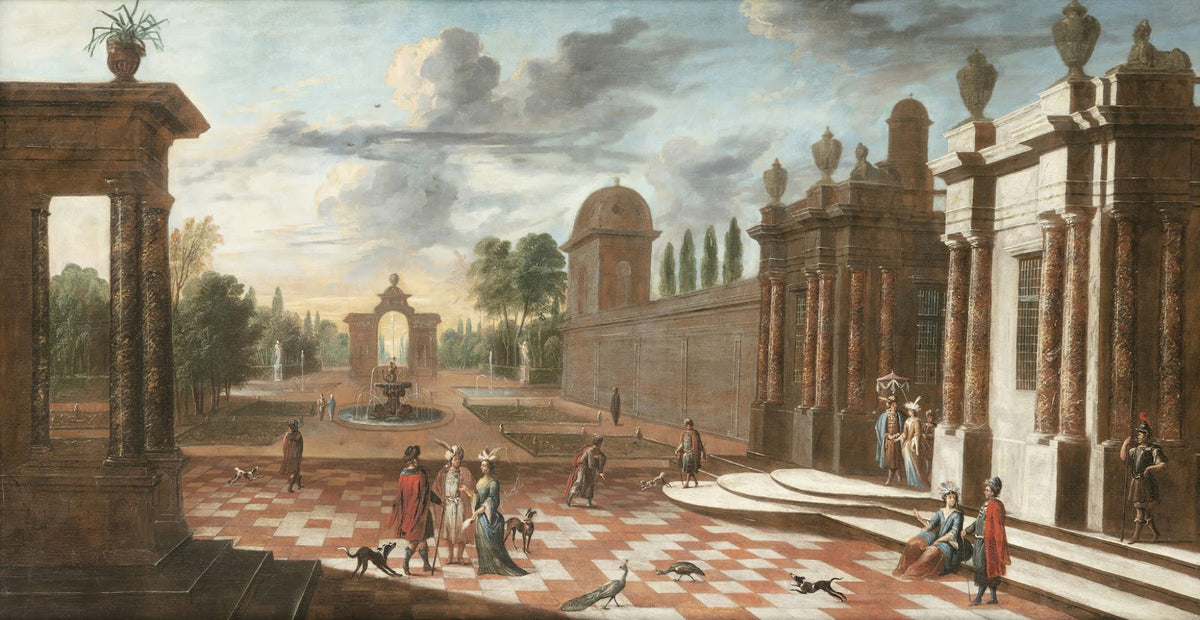 Architectural View With Figures