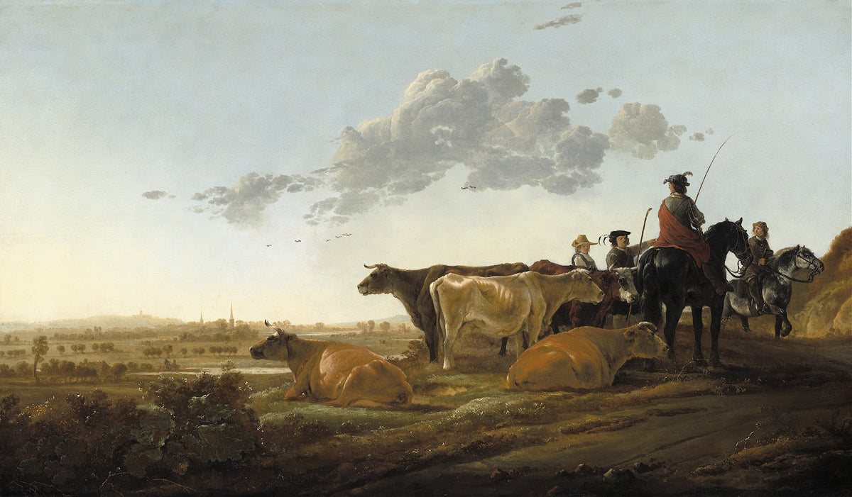 Landscape with Herdsmen mid 1650s