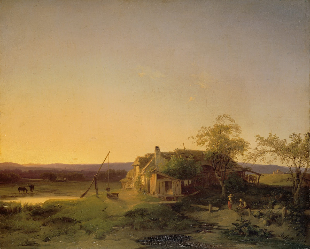 Abendlandschaft 1849
