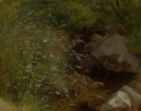 Gräser am Bachrand 1862