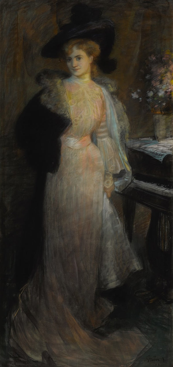 Portrait of an elegant lady 1904