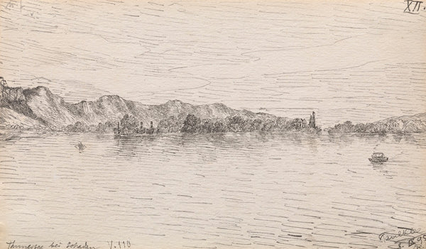 Thunersee near Schadau 1895