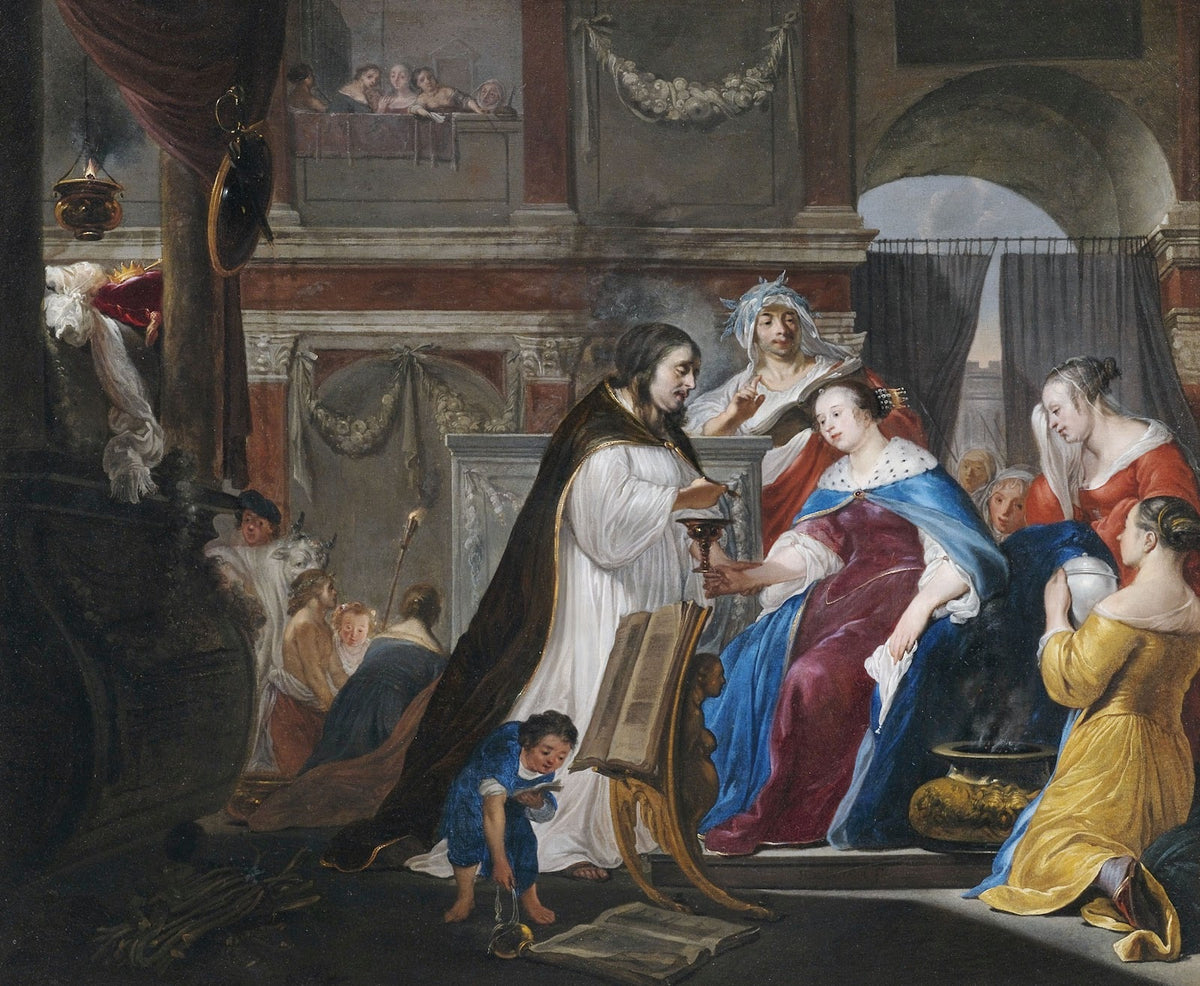 Die Trauerfeier der Königin Artemisia für König Mausolos