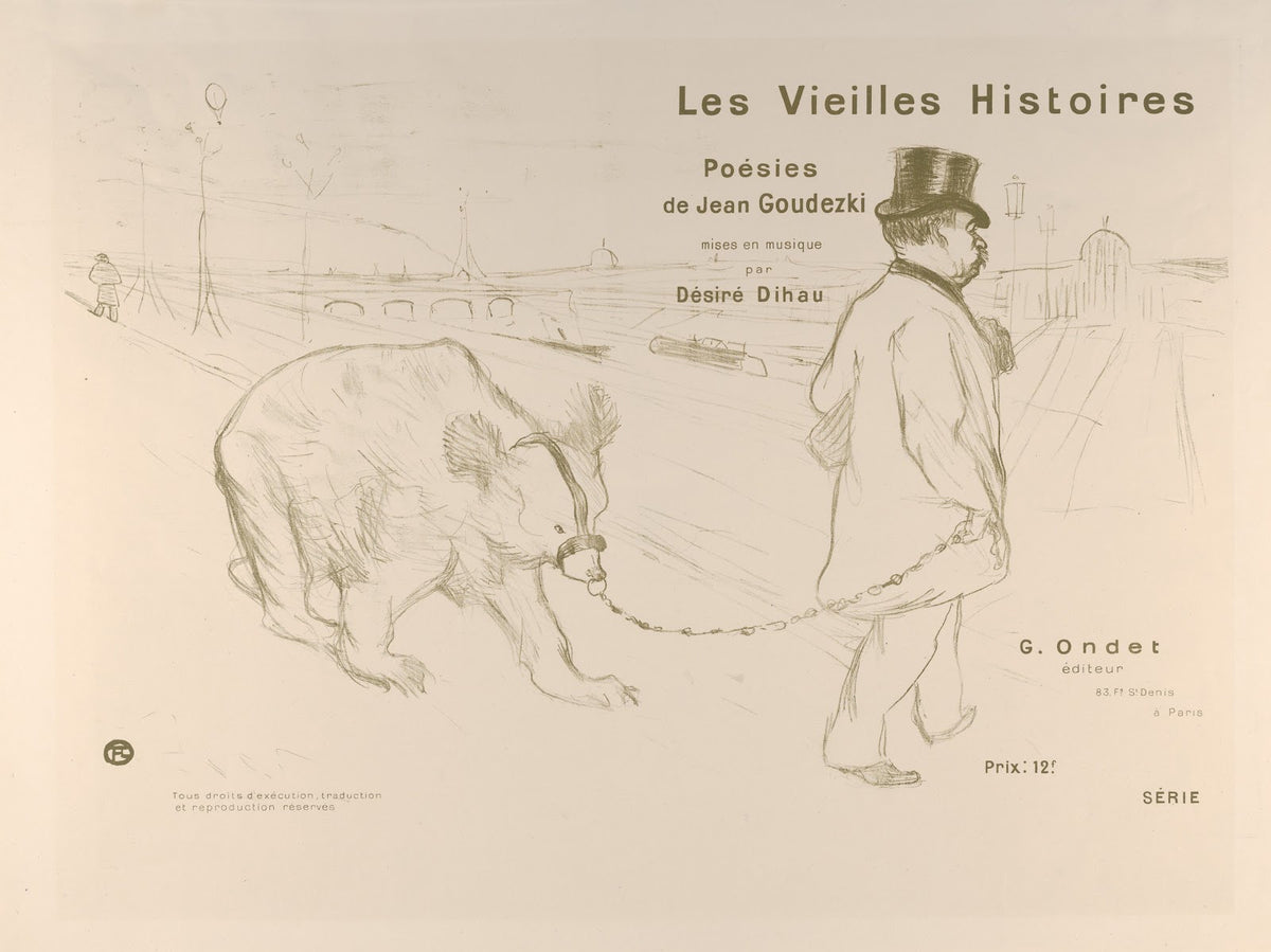Cover Design for Les Vieilles Histoires 1893