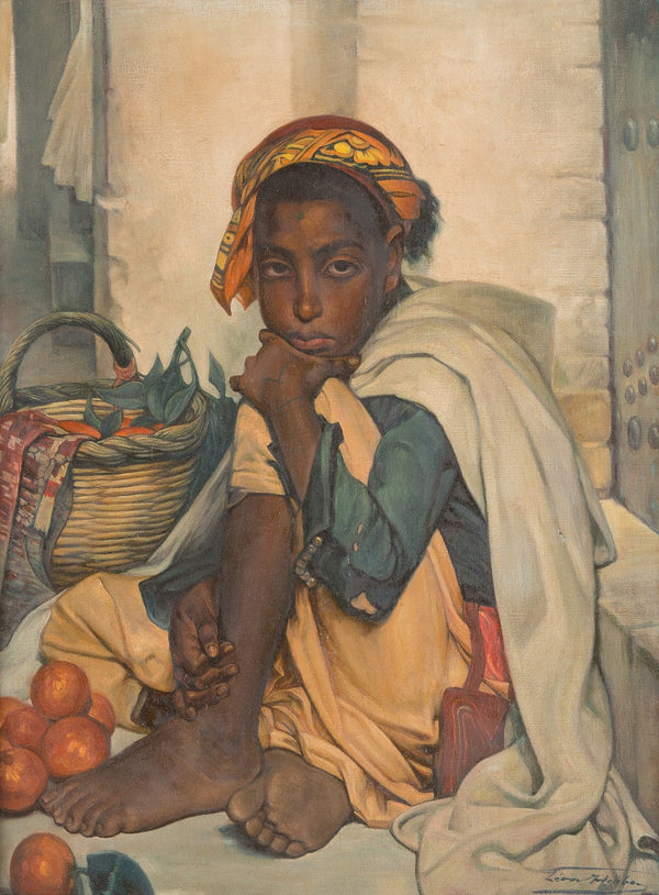 The young orange seller
