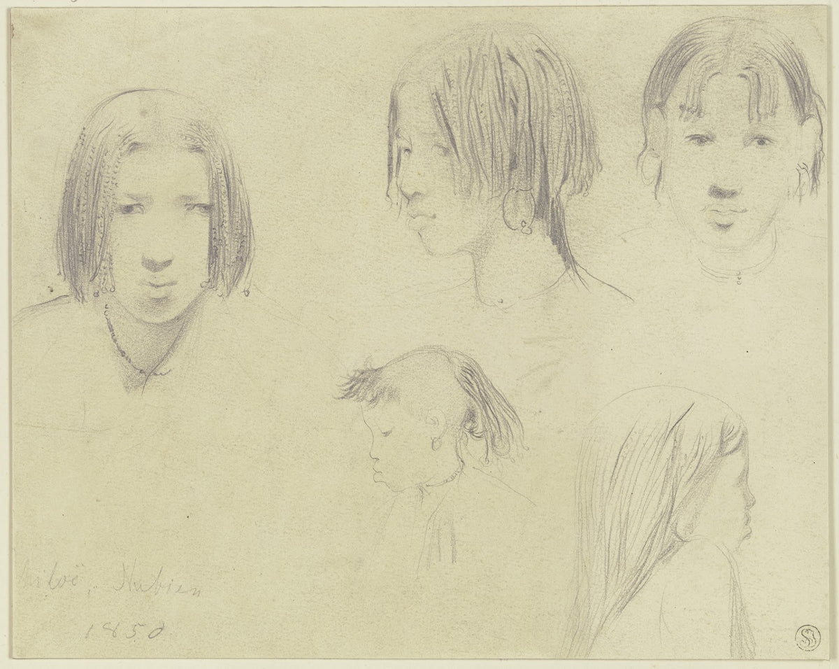 Head study Nubia 1850