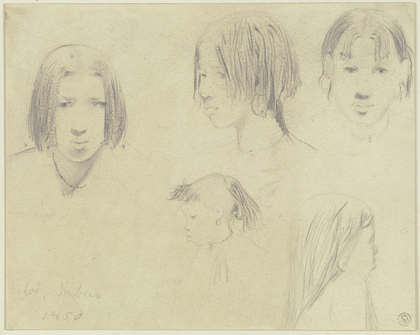 Head study Nubia 1850