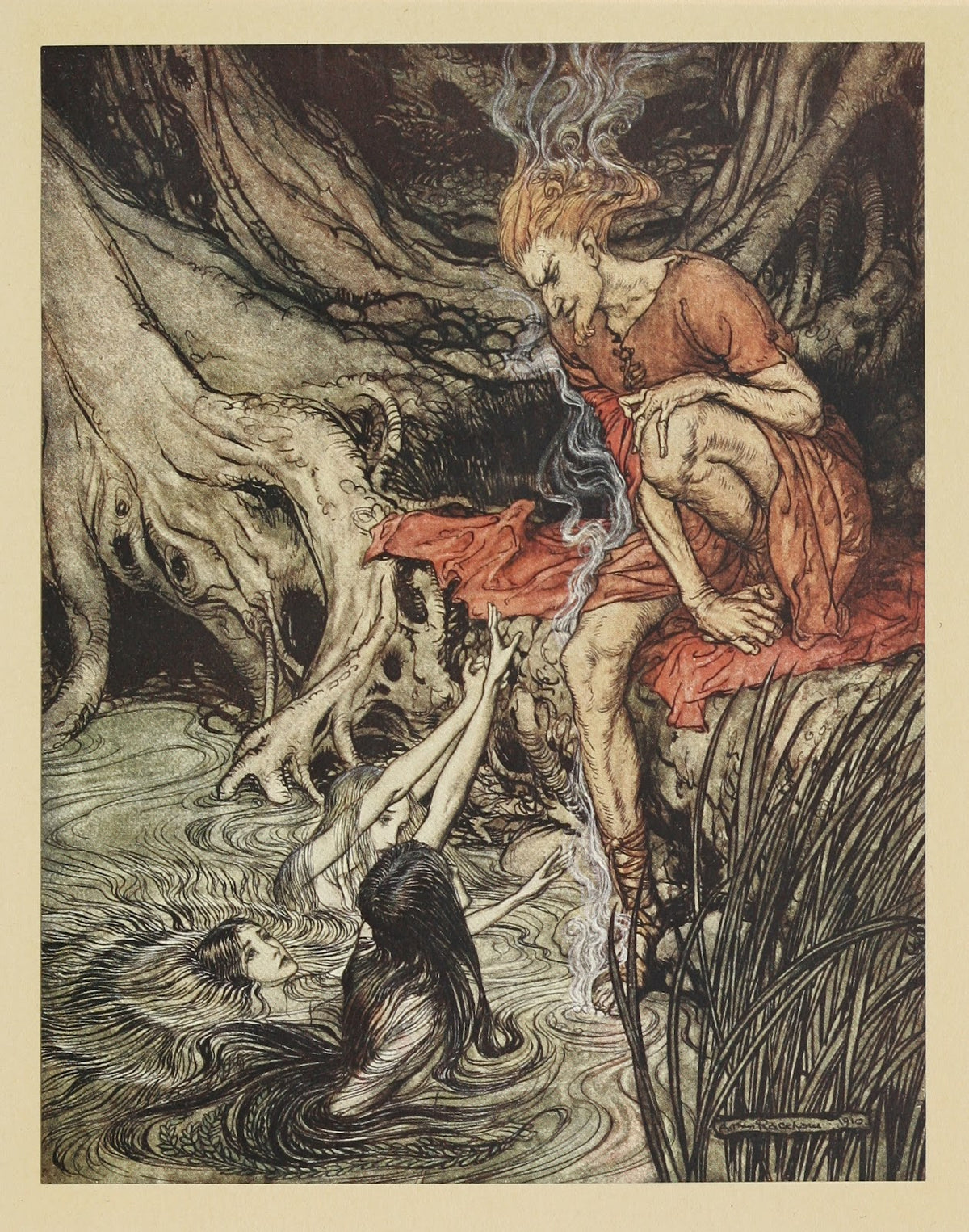 The Rhines pure gleaming children told me of their sorrow 1910