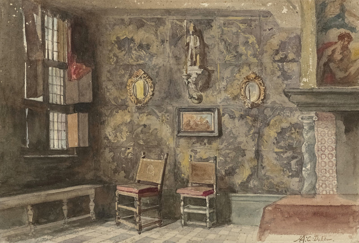 Interieur van het oude Brouwershuis te Antwerpen 1846   1905