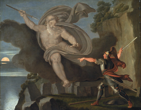 Fingals Battle with the Spirit of Loda 1797