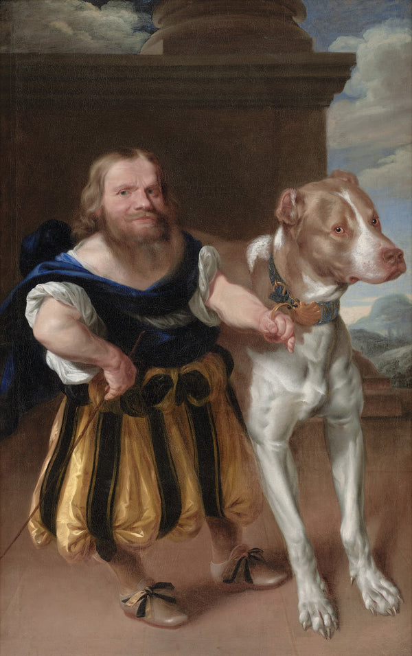 The Elector of Saxonys Italian Dwarf Giachomo Favorchi with Princess Magdalene S