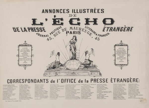 Annonces illustrées de lEcho 1878