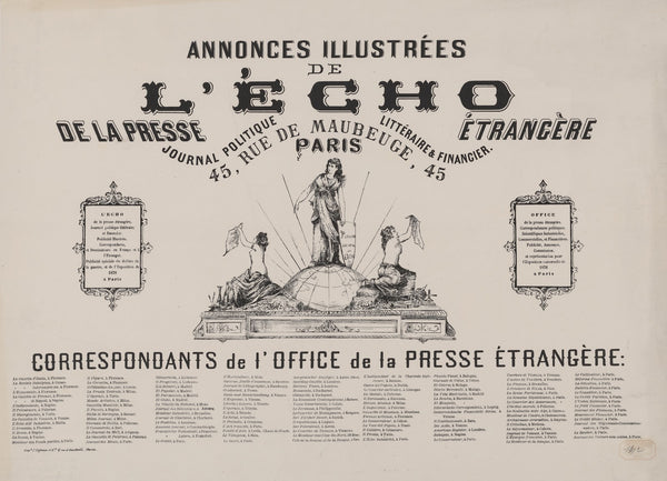 Annonces illustrées de lEcho 1878