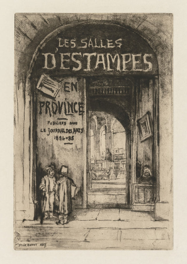 Les Salles dEstampes en Province 1877