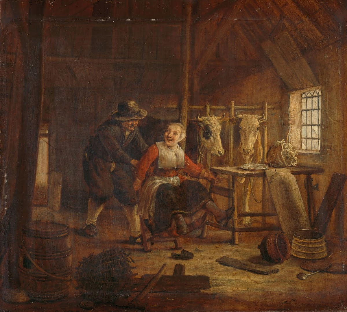Flirtation in a Cowshed 1645   1672