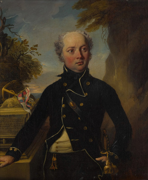 Portrait of Captain John Harvey 1740 1794 1796