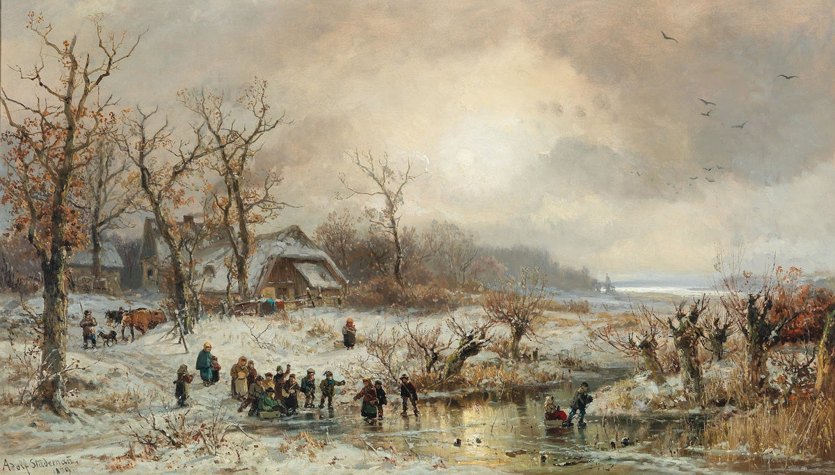 Winter Amusements in the Setting Sun 1879