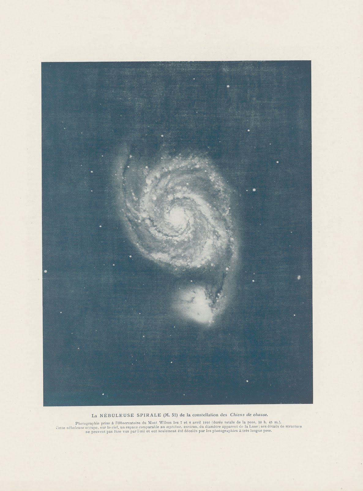 La Nébuleuse Spirale de la constellation des Chiens de chasse 1923