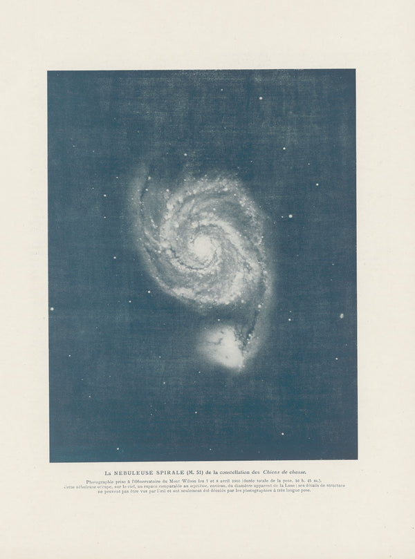 La Nébuleuse Spirale de la constellation des Chiens de chasse 1923