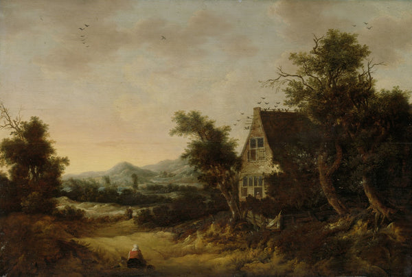 Hilly Landscape with Peasant Cottage 1653