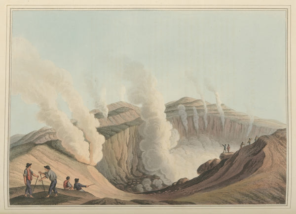 Crater in the Island of Volcano 1810