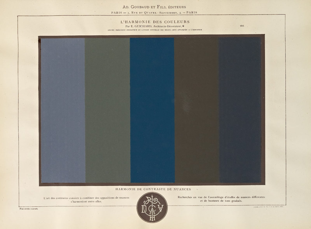 Lharmonie des couleurs  Pl073 1880