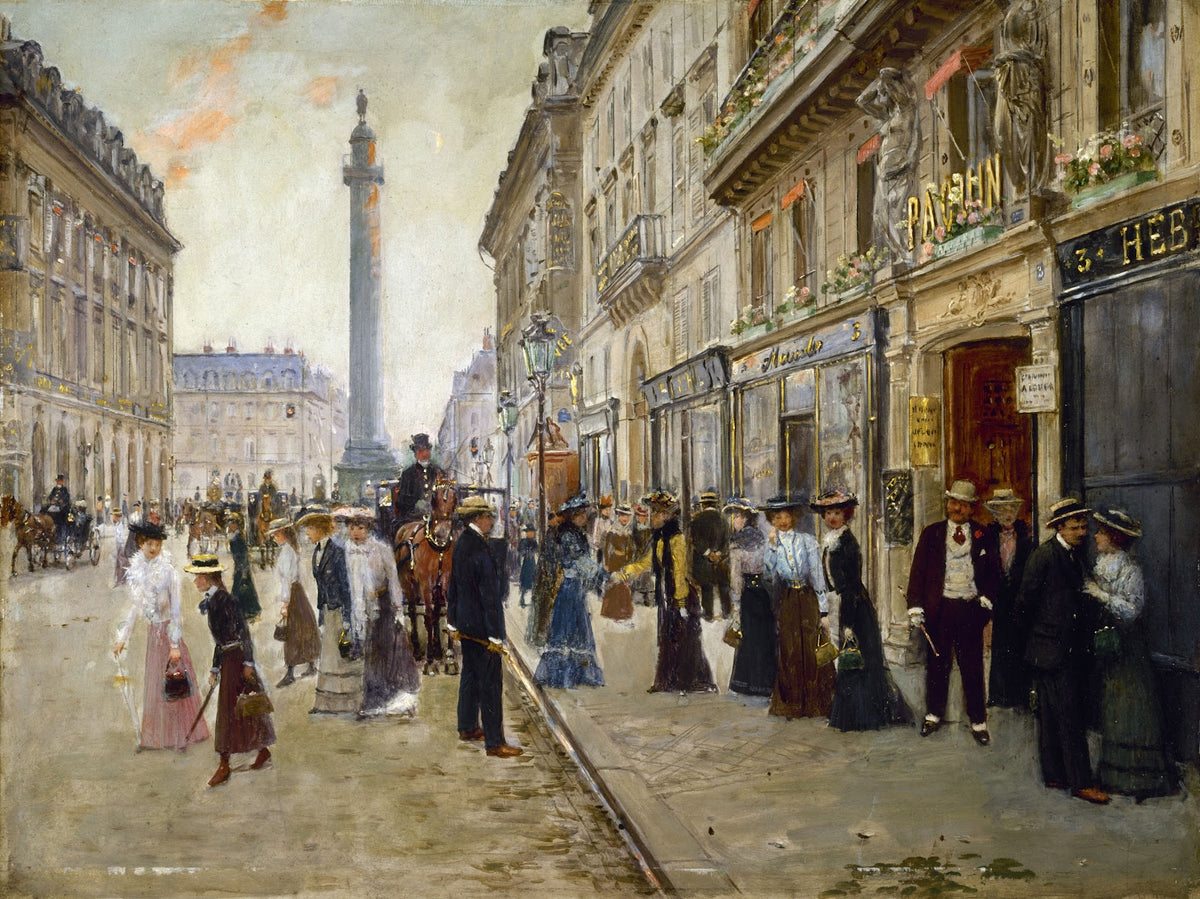 Sortie des ouvrières de la maison Paquin 1900