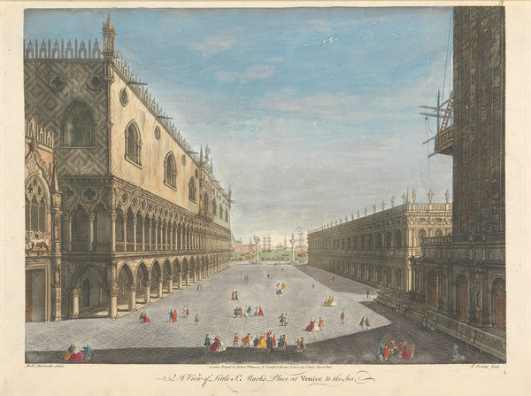 A View of Little St Marks Place at Venice to the Sea