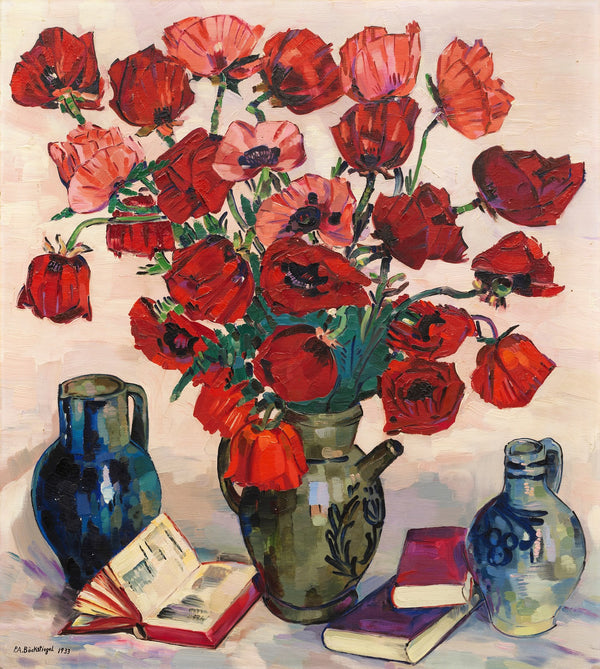Stillleben mit Mohnblumen 1933