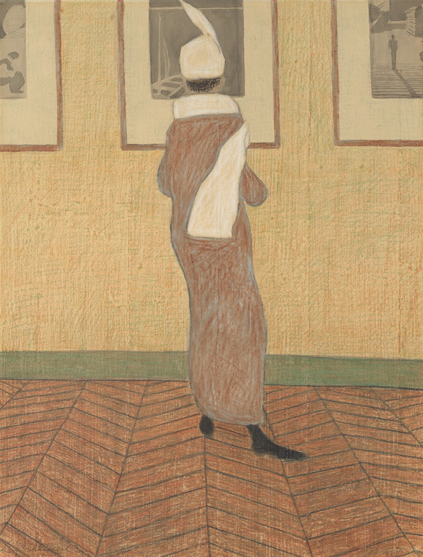 Dame in expositie 1912