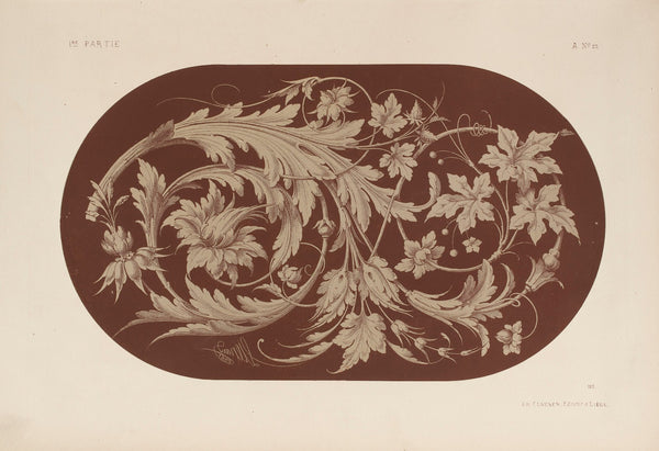 Fleuron règne végétal 1866