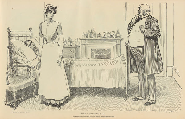 When a bachelor is ill 1900 1905