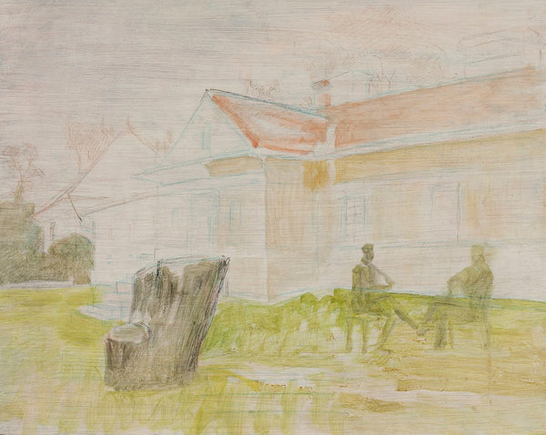 Manor house sketch  Lusławice circa 1924