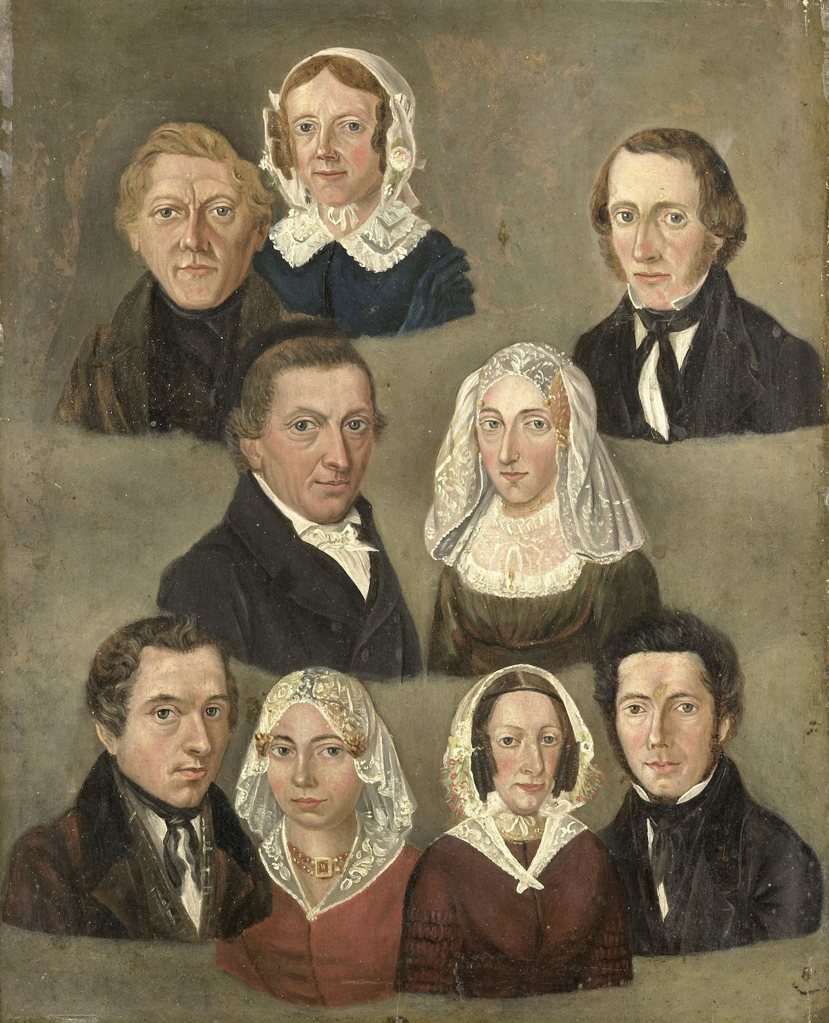 Portrait of the Artists Parents Douwe Martens Teenstra and Barber Hindriks Sicca
