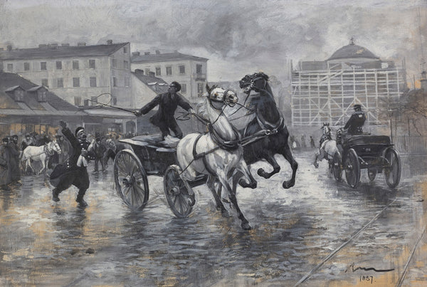 Na placu św Aleksandra 1887