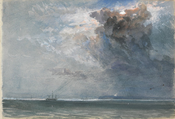 Ship at Sea during a Storm 1863