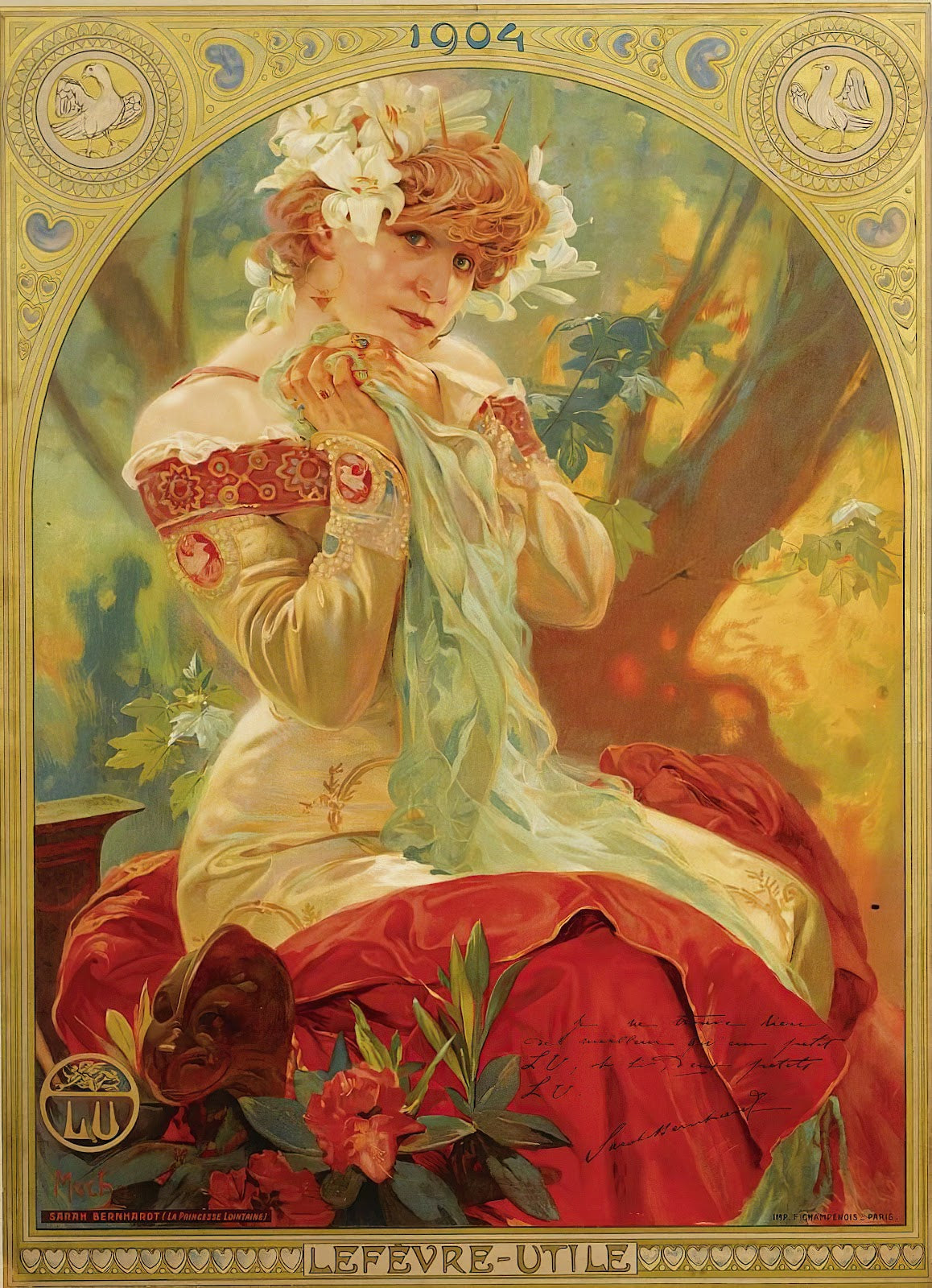 Lefevre Utile Sarah Bernhardt 1903