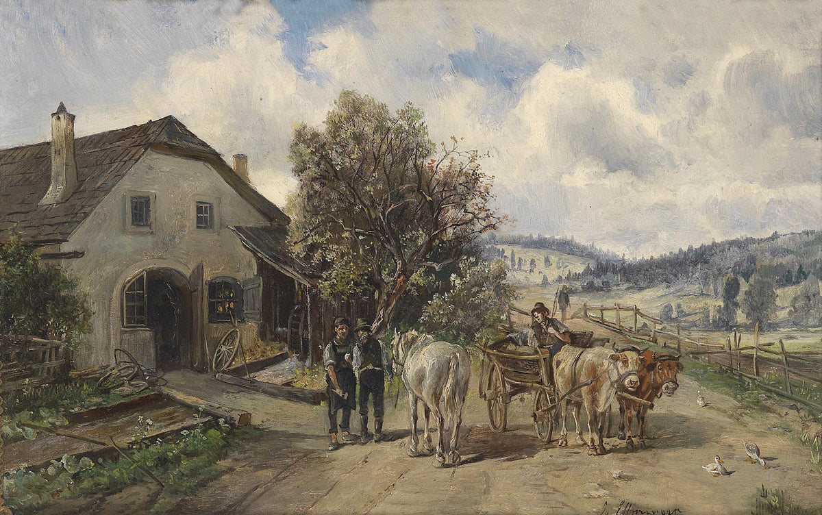 Vor der Schmiede