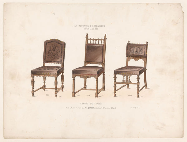 Chaises de salle 1832   1904