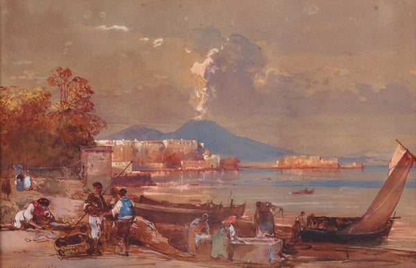 A View of Naples from Mergellina 1854
