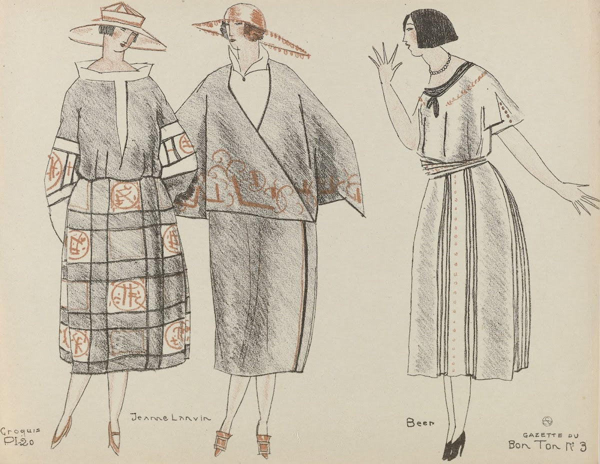 Jeanne Lanvin Beer 1920