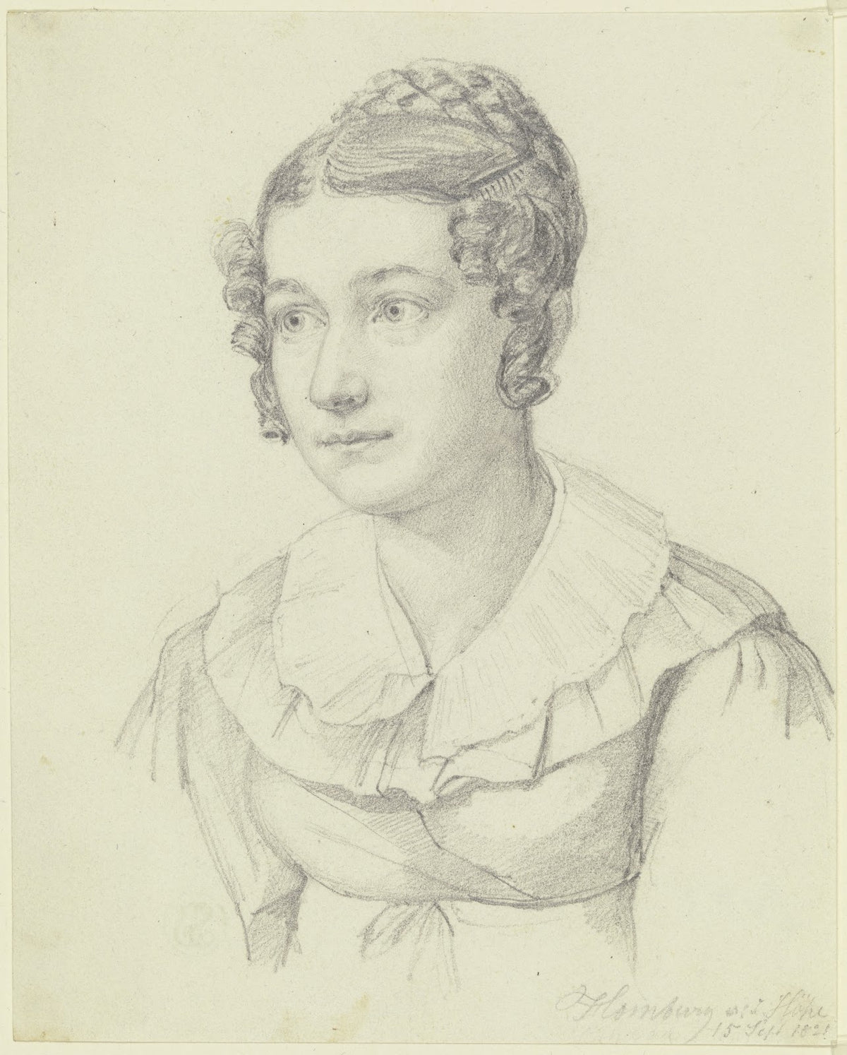 Bildnis der Tochter des Wirtes im Hessischen Hof zu Homburg vor der Höhe 1821