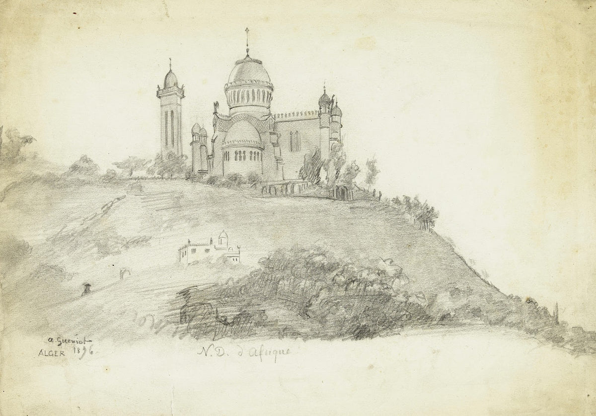 Notre Dame dAfrique à Alger 1896