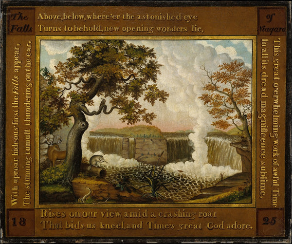 The Falls of Niagara ca 1825