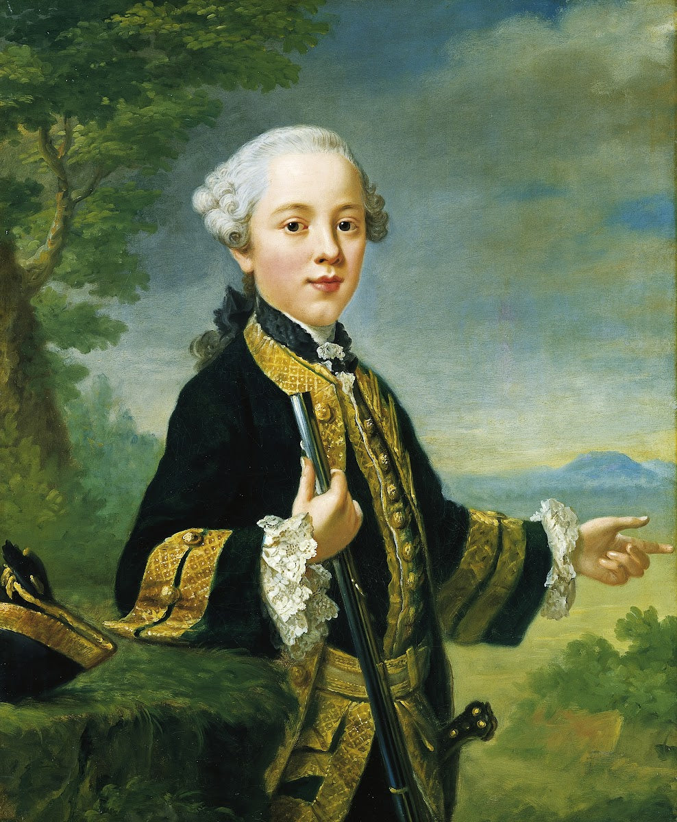 Portrait of Justinian Theodor Friedrich von Holzhausen ca 1758