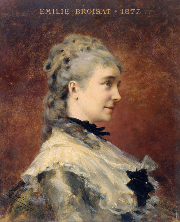 Portrait dÉmilie Broisat 1883